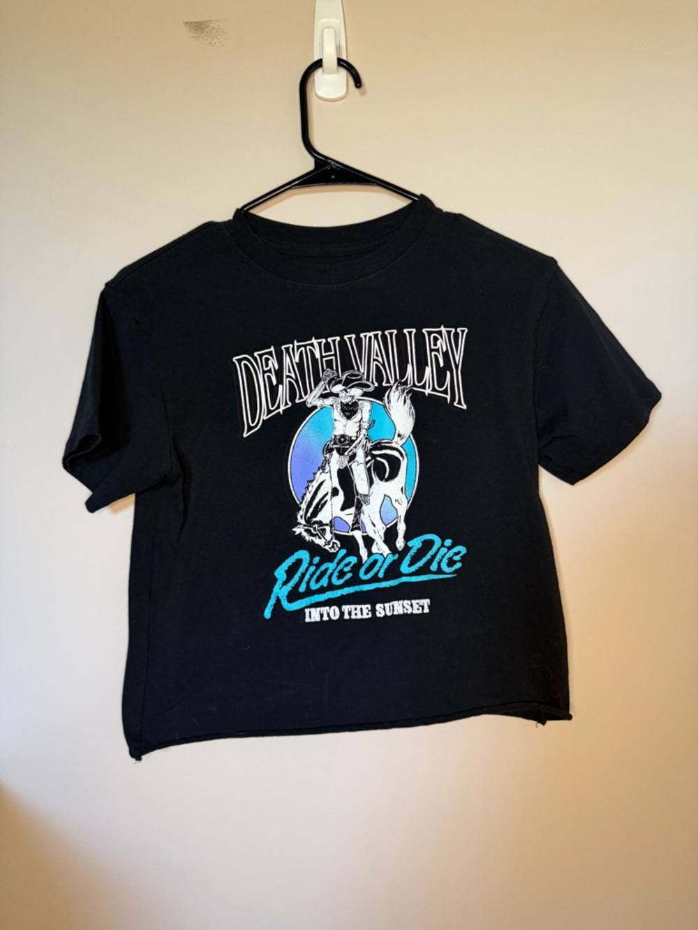 Cold Crush Black 'Death Valley Ride or Die' Graphic Tee